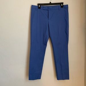 Blue Cropped Chinos